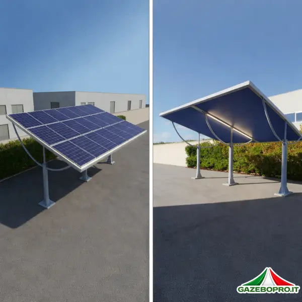 Carport Sunshine – Copertura Auto con Predisposizione Fotovoltaico
