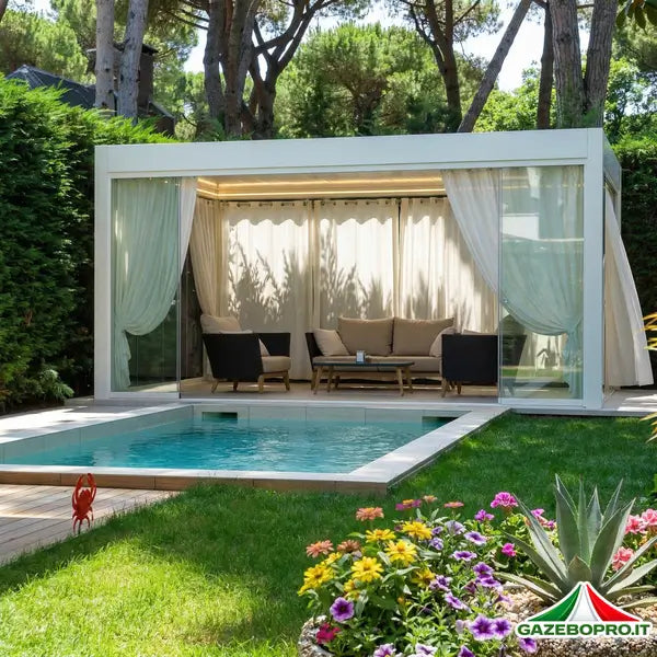 Pergola QBox – Struttura in Acciaio – Zincato o Verniciato