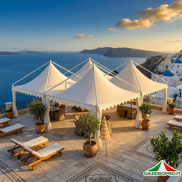 Gazebo Pagoda – Struttura in Acciaio – Zincato o Verniciato