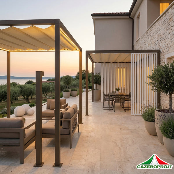 Pergola Bioclimatica Beach Wave – Struttura in Alluminio Verniciato
